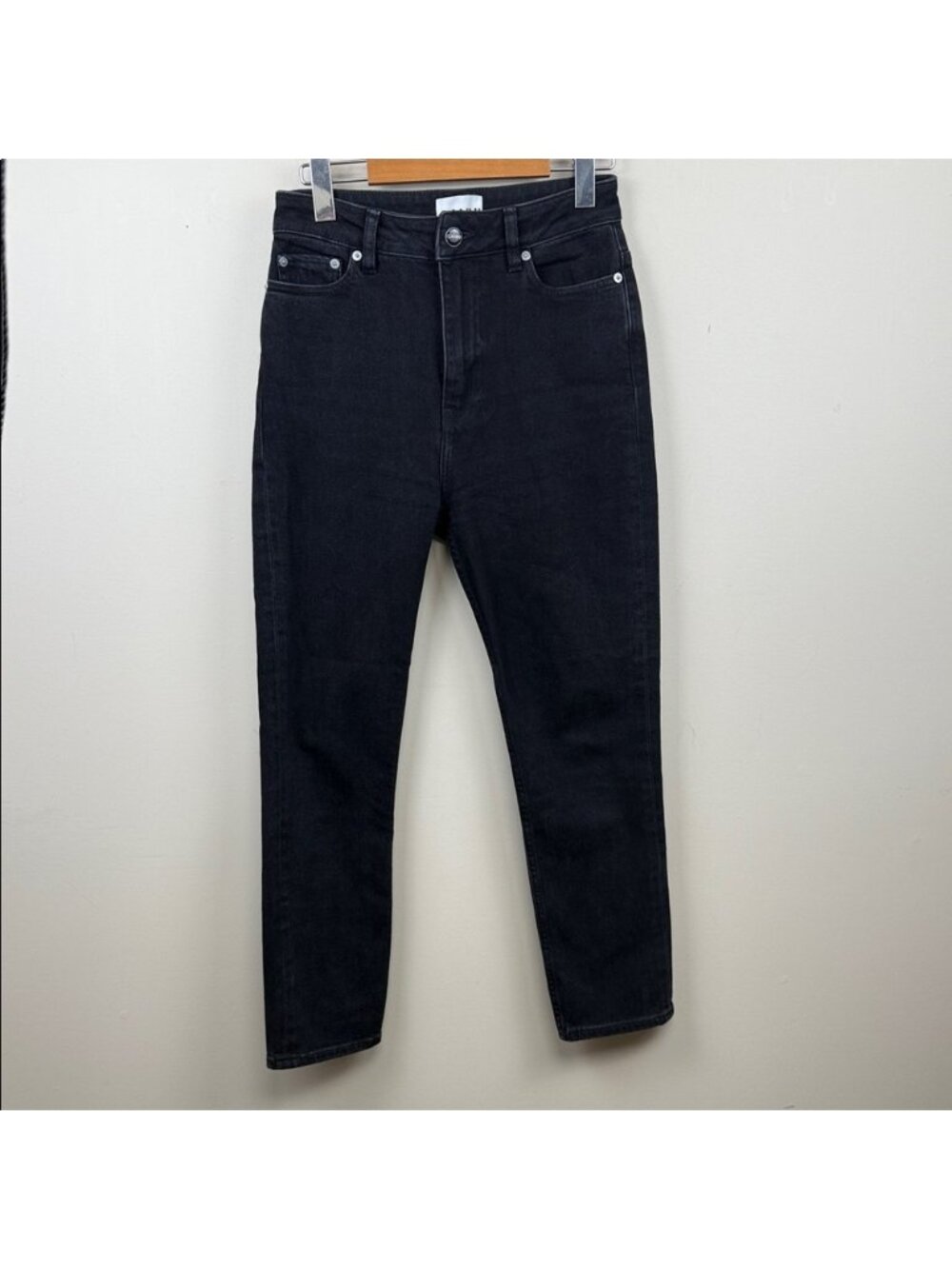 GANNI Black High-Waisted slim Jeans 26 euc